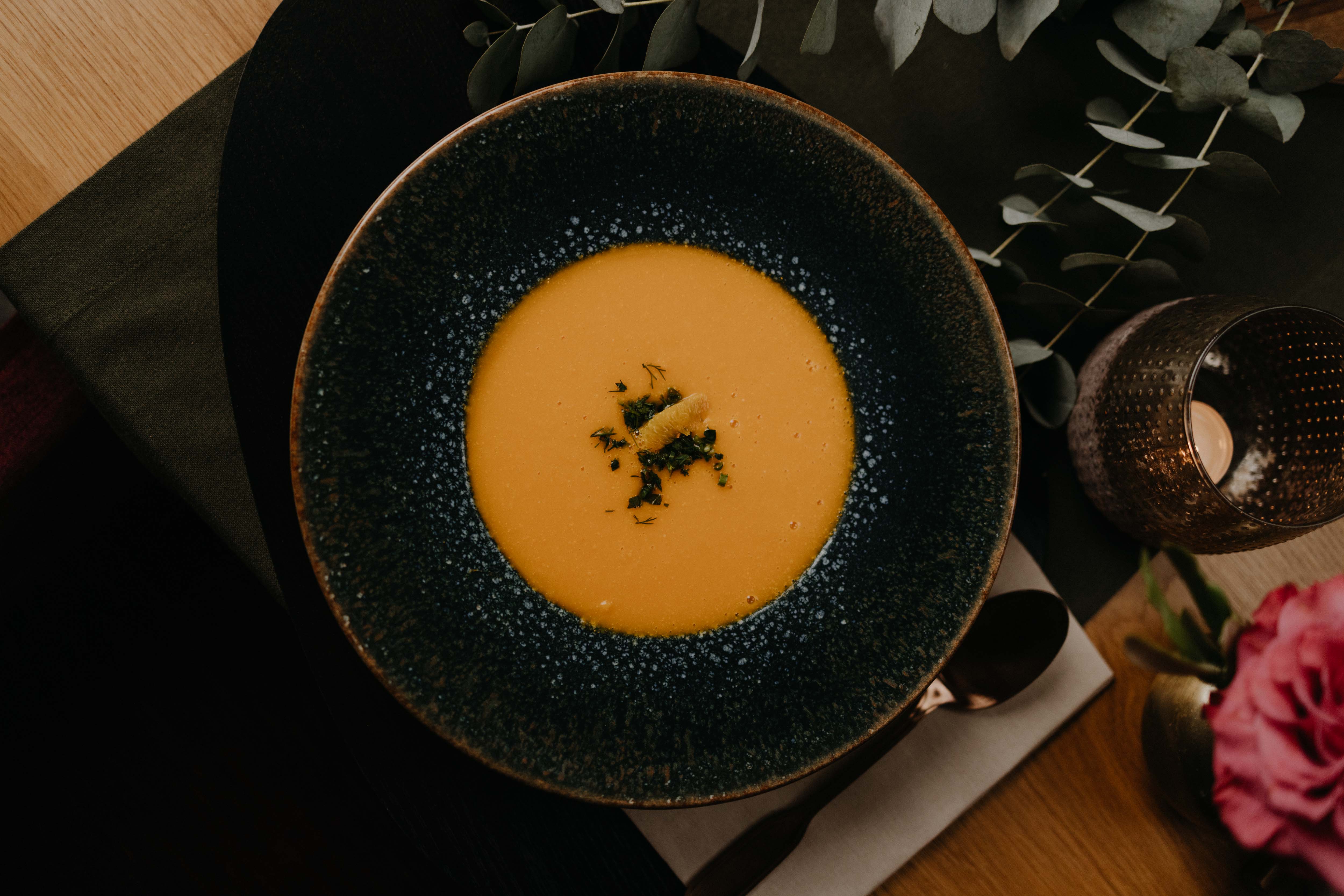 Carrot-Apple-Rice Milk Soup