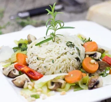 Reis Basmati mit Gemüsen