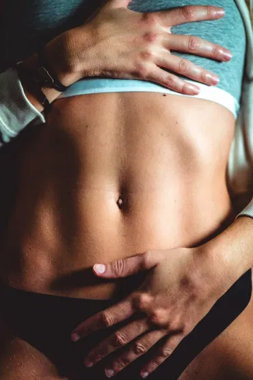 Bauch einer Frau